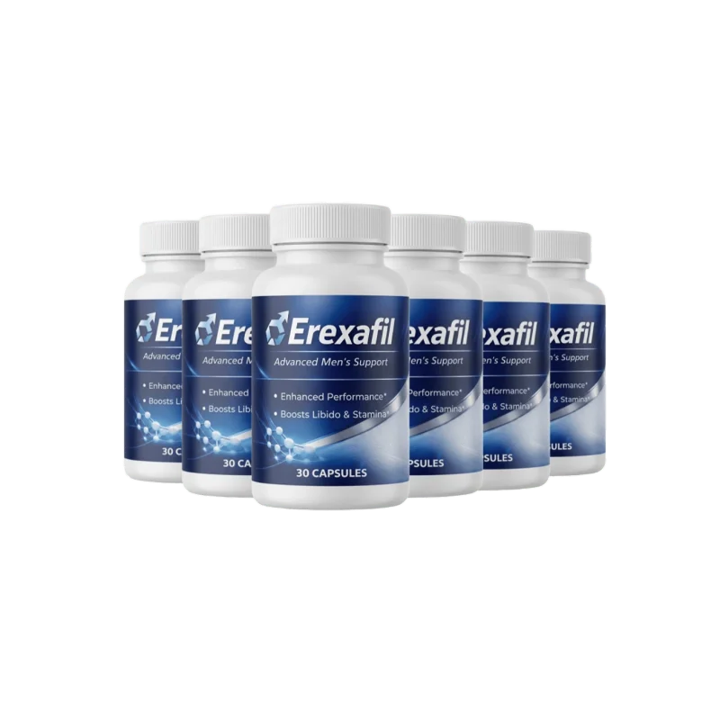 Erexafil Natural Men's Wellness Formula — 6 Bottle / 180 Day Pack